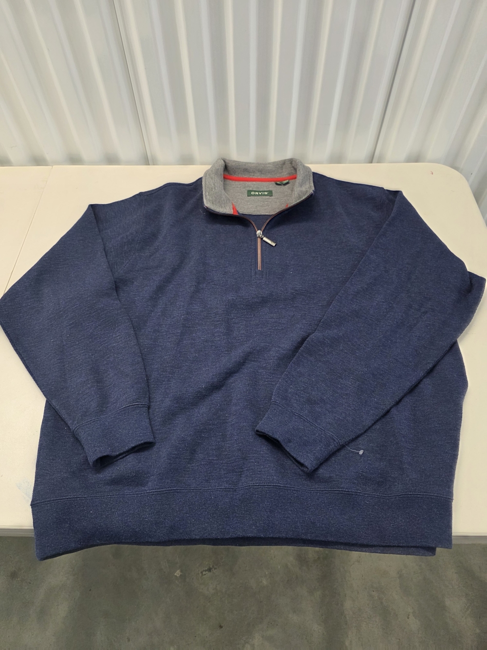 Orvis Quarter Zip Pullover Men's Size XL